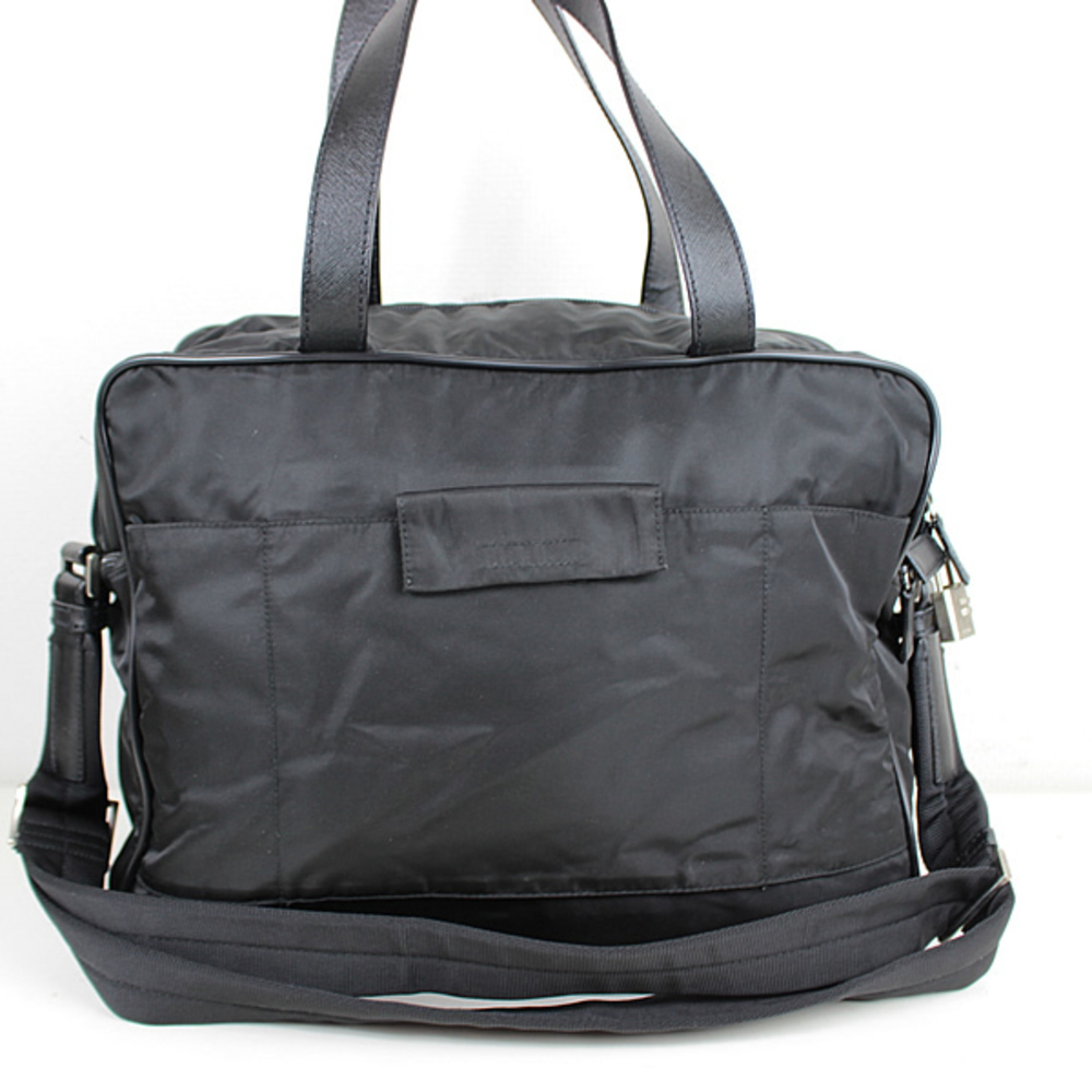 Prada Briefcase Document Bag Shoulder Crossbody B… - image 2